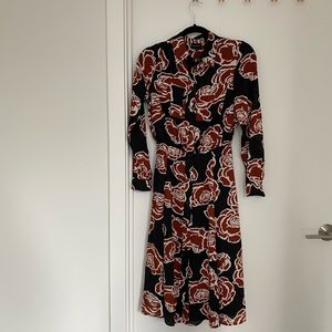 Who What Wear Floral midi dress